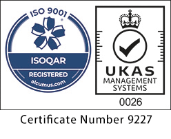 ISO9001認証 登録証